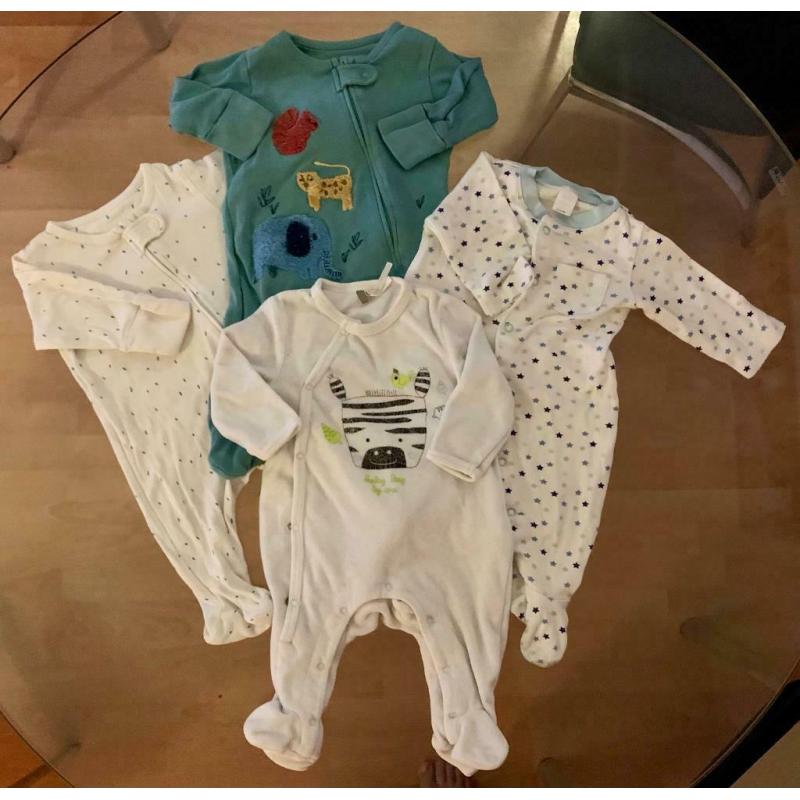 0-3month baby boy clothes bundle