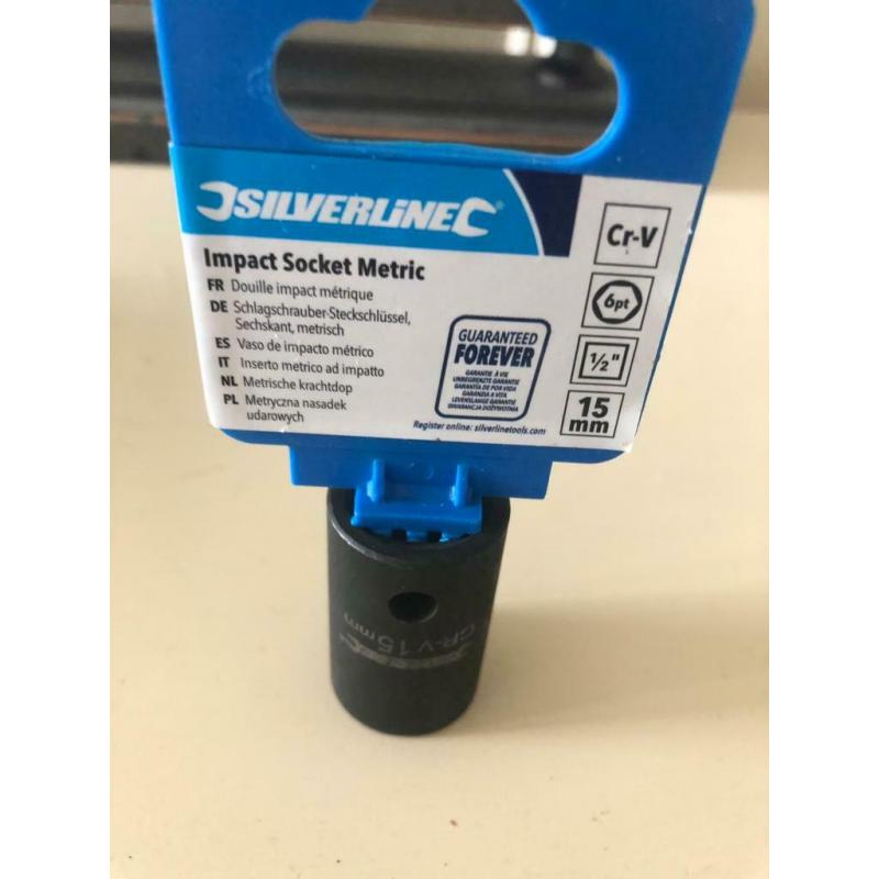 15 mm impact socket new