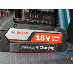 Bosch wireless batteries and charger