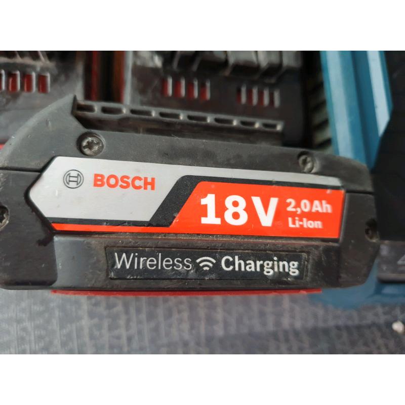 Bosch wireless batteries and charger
