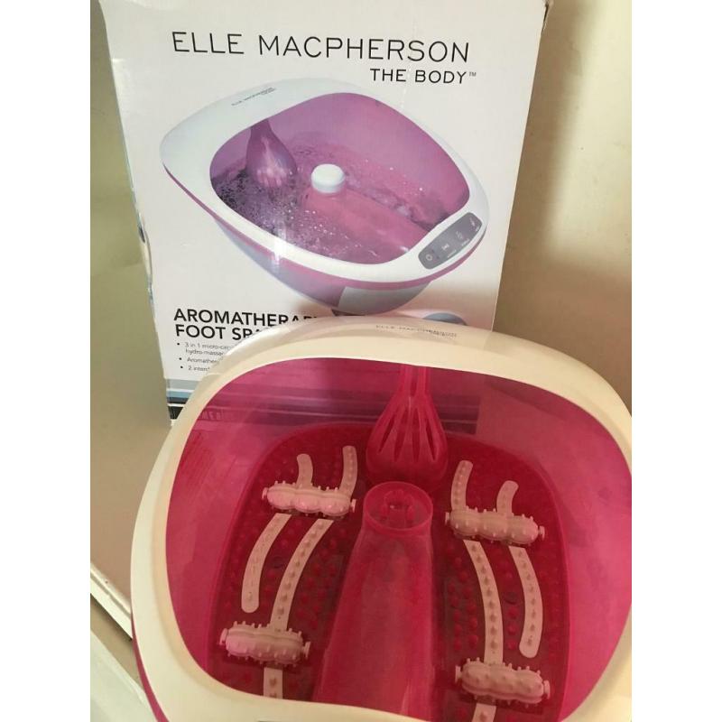HOMEDICS Elle Macpherson "The Body" Aromatherapy Foot Spa - Pink Edition - Used once