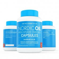 Fish Oil Capsules - 3 Pack Stack High Strength Omega 3 Fish Oil Capsules, 1000 mg