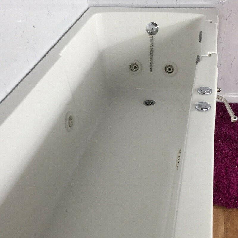 Wibtrac Cambridge whirlpool spa Disabled walk in bath Right Door Cream New 1700 mm