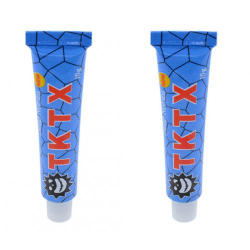 2 x TKTX 39.9% Numbing Tattoo Body Anesthetic Fast Skin Numb Cream Semi Permanent