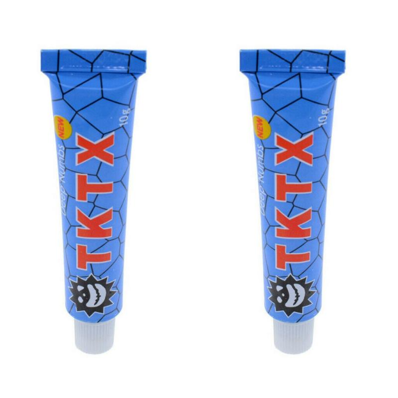2 x TKTX 39.9% Numbing Tattoo Body Anesthetic Fast Skin Numb Cream Semi Permanent