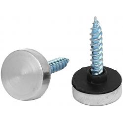 Stainless Steel Cap Mirror Screws Decorative Fittings - NEW