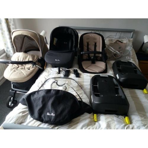 Silver Cross Travel System -2 isofix bases