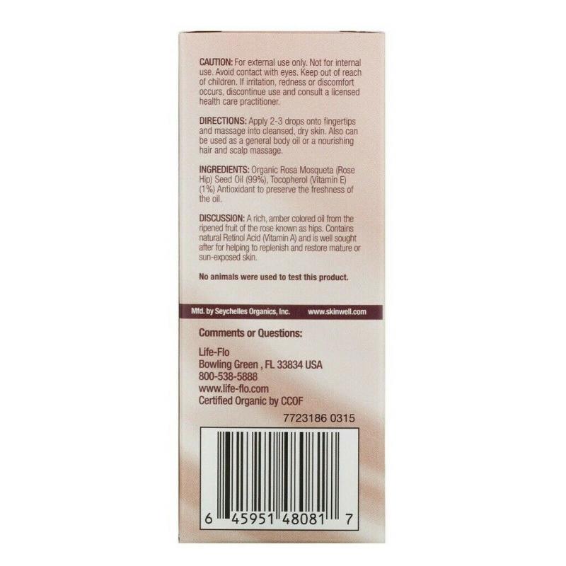 Pure Organic Rosehip Seed Oil 30ml | Cold Pressed | #1 in face Oil