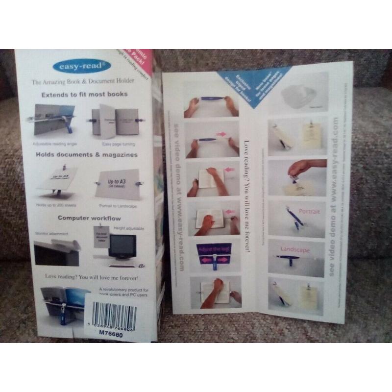 Easy Read Book and Document holder
