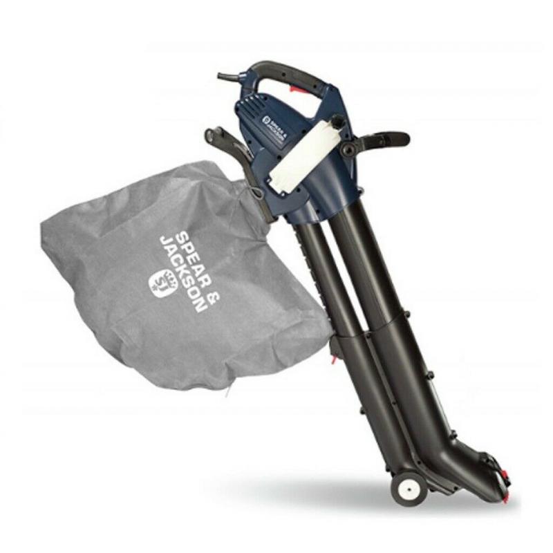 Spear & Jackson Blower Vac 3000W Blowing, Vacuuming, Integrated Rake