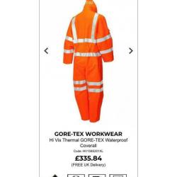 Gore-Tex. All in one waterproof Overall