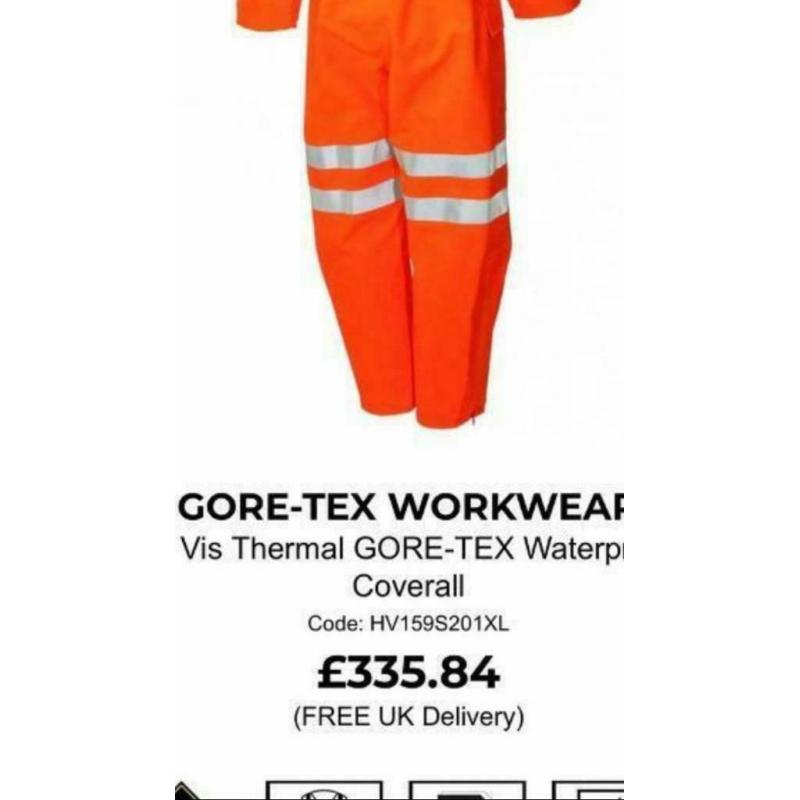 Gore-Tex. All in one waterproof Overall