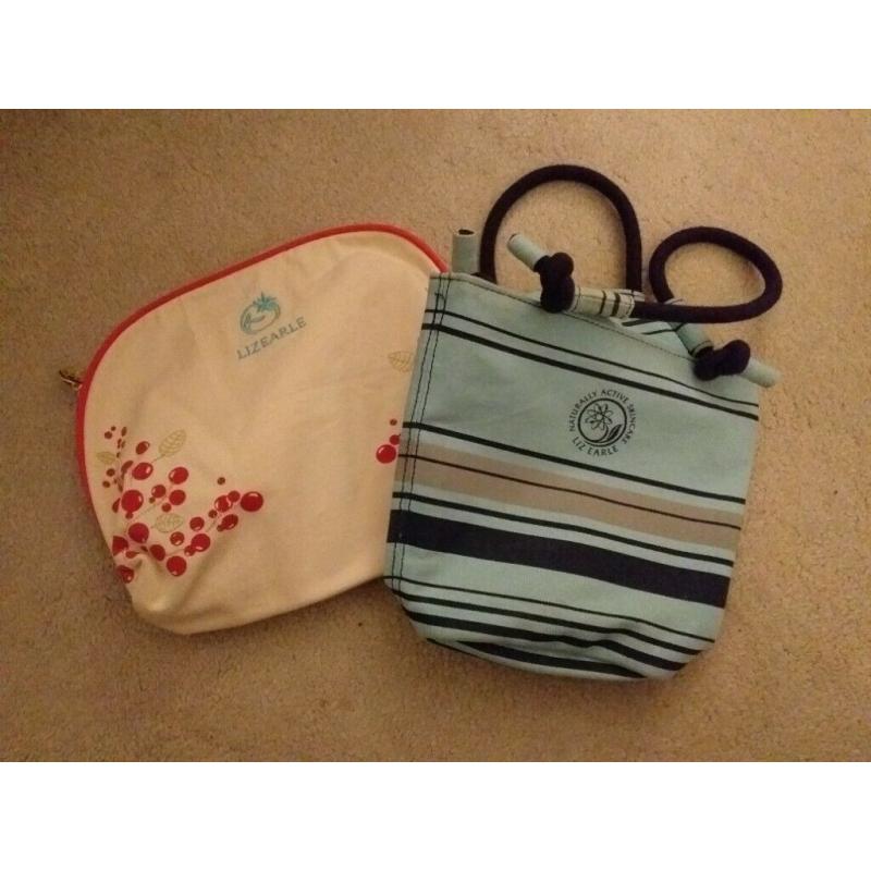 Liz Earle make up / toilet bags