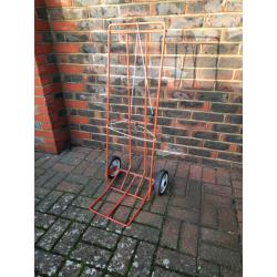 Metal foldup trolley