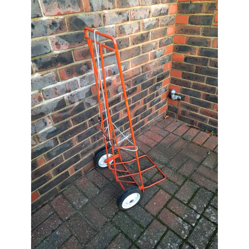 Metal foldup trolley