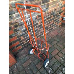 Metal foldup trolley