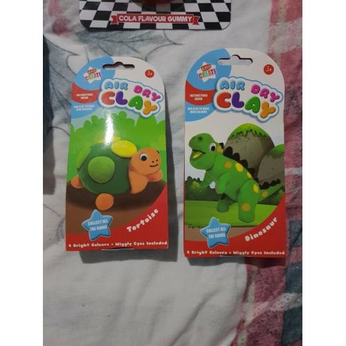 Kids air dry clay tortoise or dinosaur brand new gift