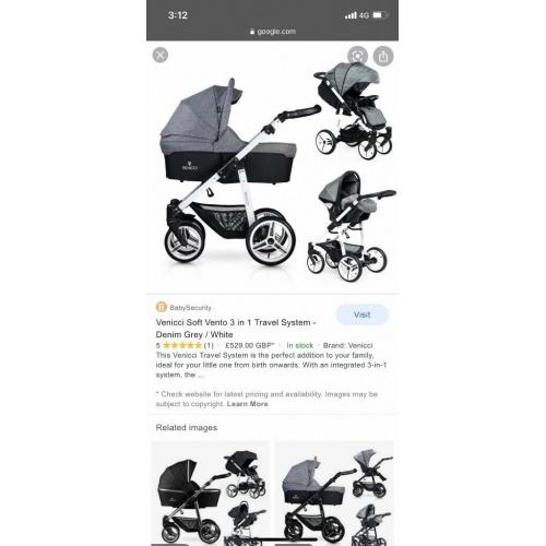 Venicci travel system