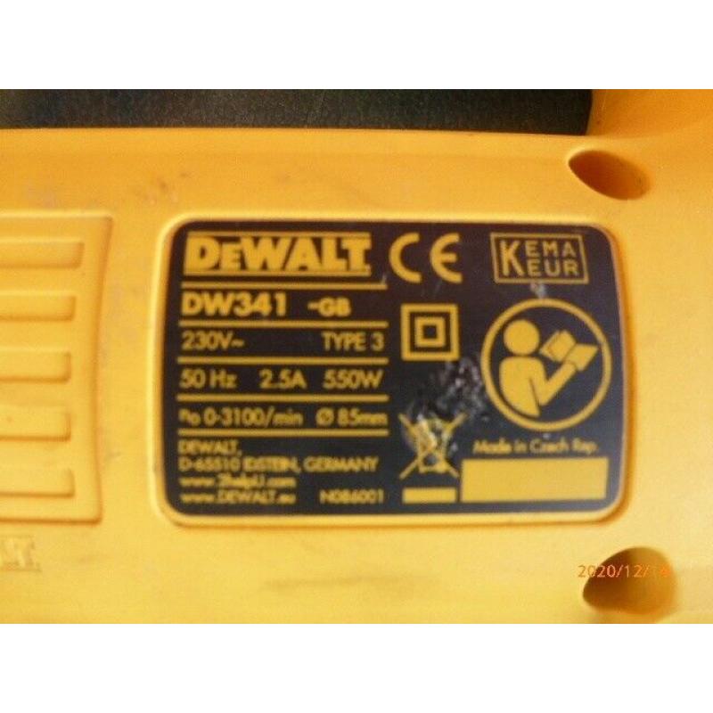 DEWALT JIG SAW 550 MODEL DW341 MAINS POWER