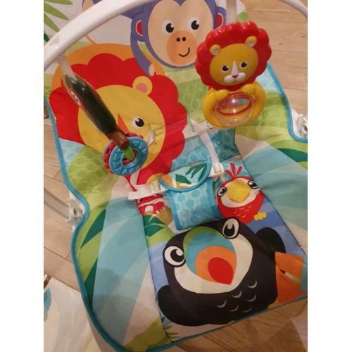 Baby & toddler recline chair, vibrating chair, rocks & bounce