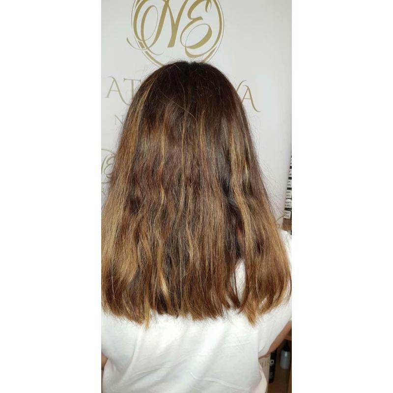 Hair keratin treatment