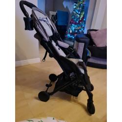 Lovely grey and black pushchair