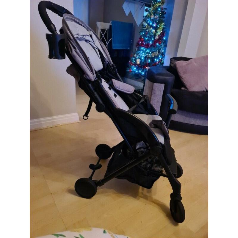 Lovely grey and black pushchair