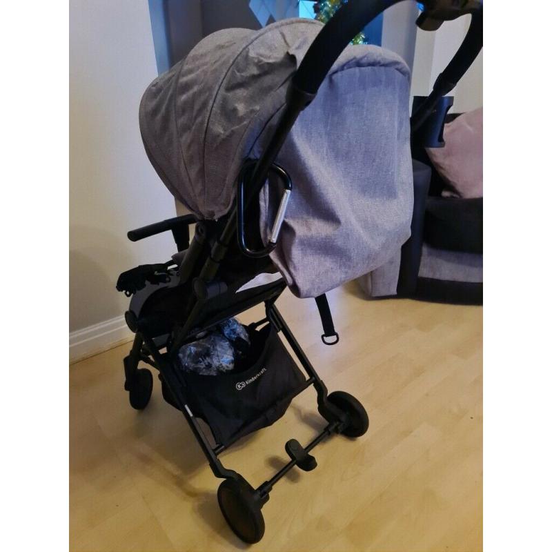 Lovely grey and black pushchair