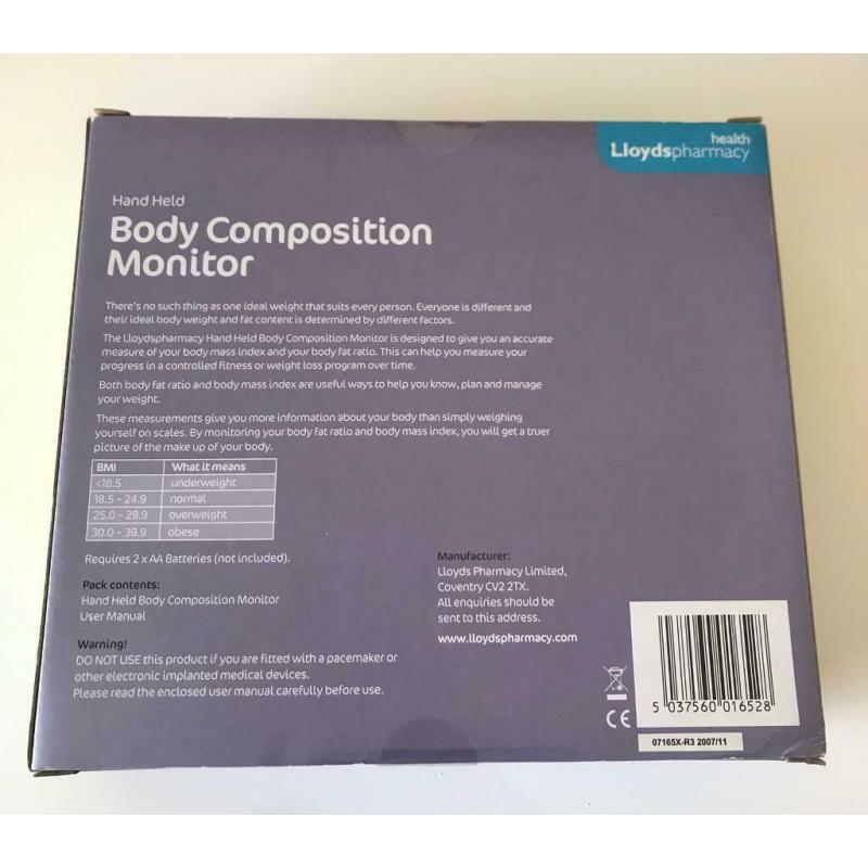 Hand Held Body Composition Monitor