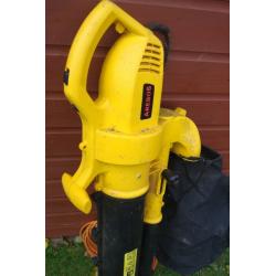 ELECTRIC LEAF BLOWER, CAN BE SEEN WORKING