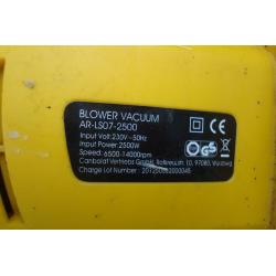 ELECTRIC LEAF BLOWER, CAN BE SEEN WORKING