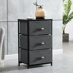 Bedroom Night Stand with 3 Drawers {FREE POSTAGE IN THE UK}