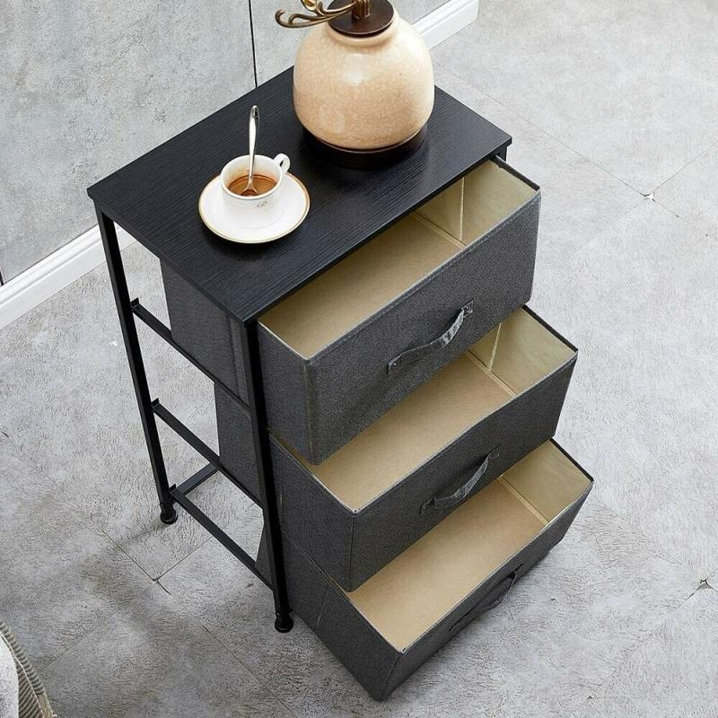 Bedroom Night Stand with 3 Drawers {FREE POSTAGE IN THE UK}