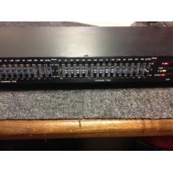 Phonic MQ3400 Dual 15 Band Graphic Equalizer EQ Rack Mounted