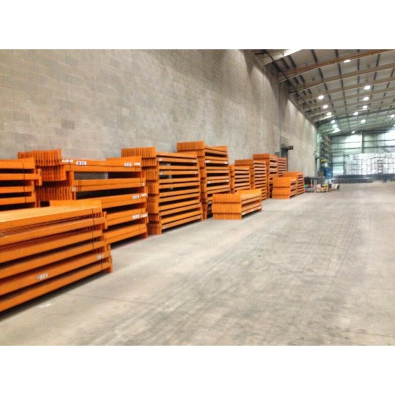 job lot 50 bays of dexion pallet racking 6m high AS NEW( storage , shelving )