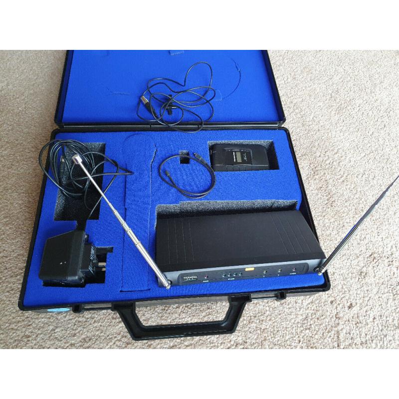 Trantec S3.5. VHF Lapel Radio Mic System. Multi-frequency.