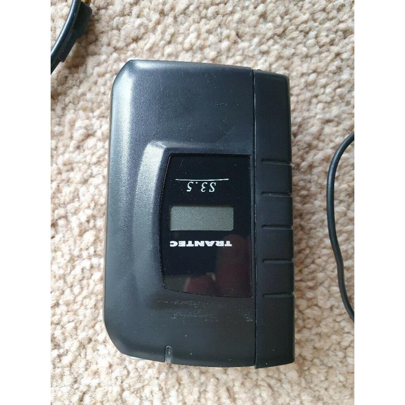 Trantec S3.5. VHF Lapel Radio Mic System. Multi-frequency.