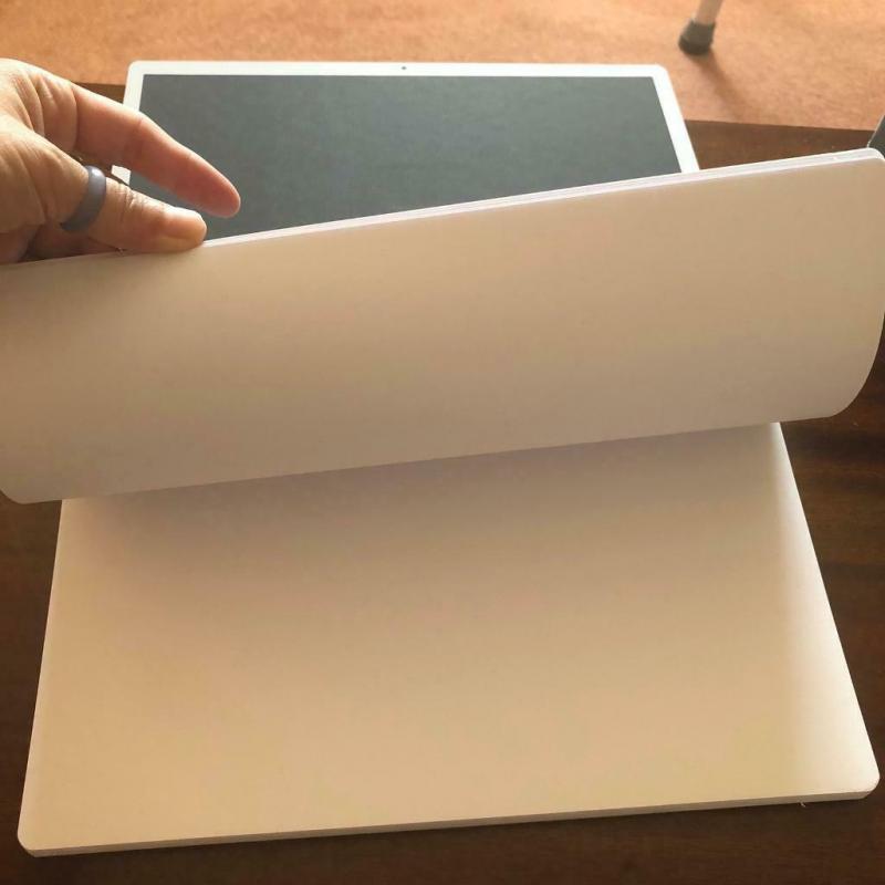 New BU BU A4 Designer Note Sketch Book Apple Laptop Life Size Print Hard Cover