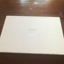 New BU BU A4 Designer Note Sketch Book Apple Laptop Life Size Print Hard Cover