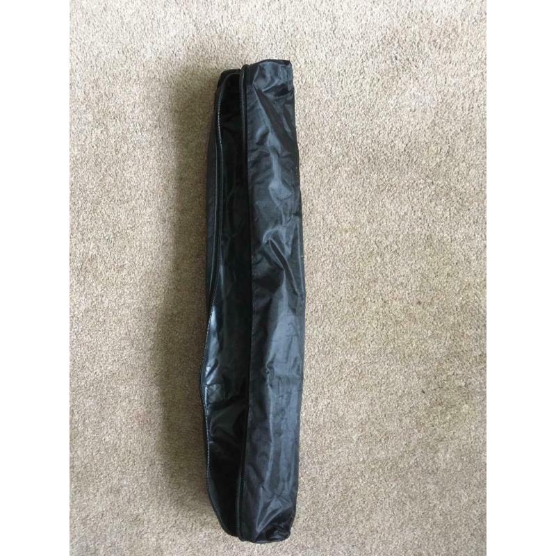 Collapsible music stand with carry case
