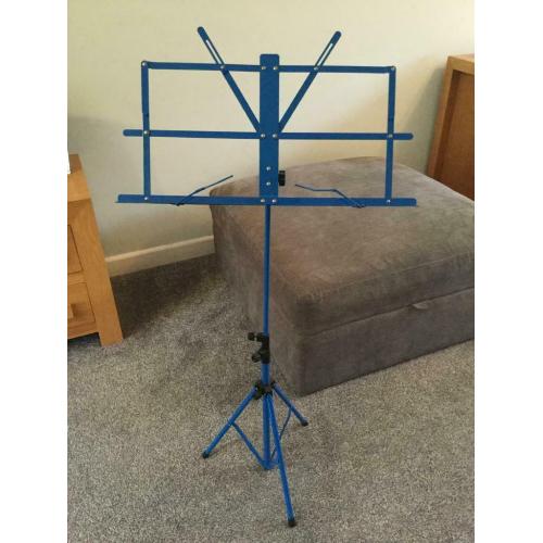 Blue Folding Music Stand