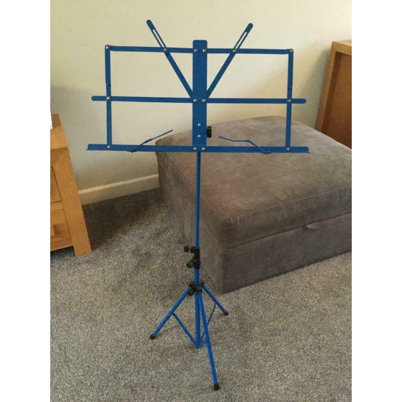 Blue Folding Music Stand