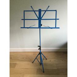 Blue Folding Music Stand