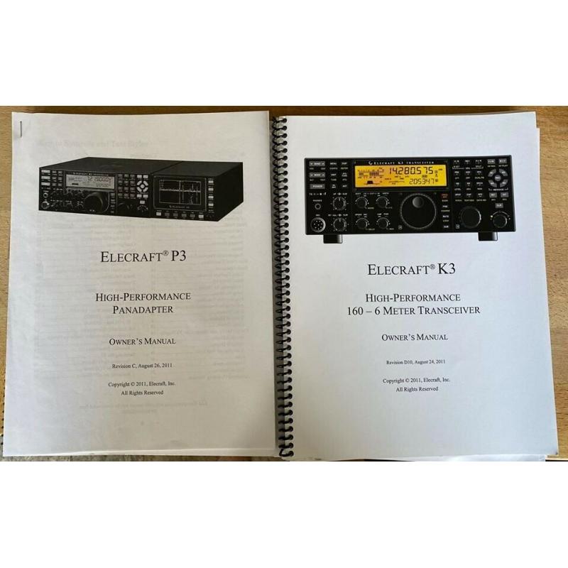 Elecraft K-Line Station K3/100 + P3 Panadapter
