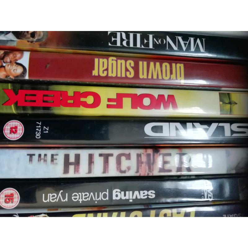 Various dvds. Most are brand new and not watched.