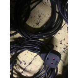 Stage lighting 15 amp cables