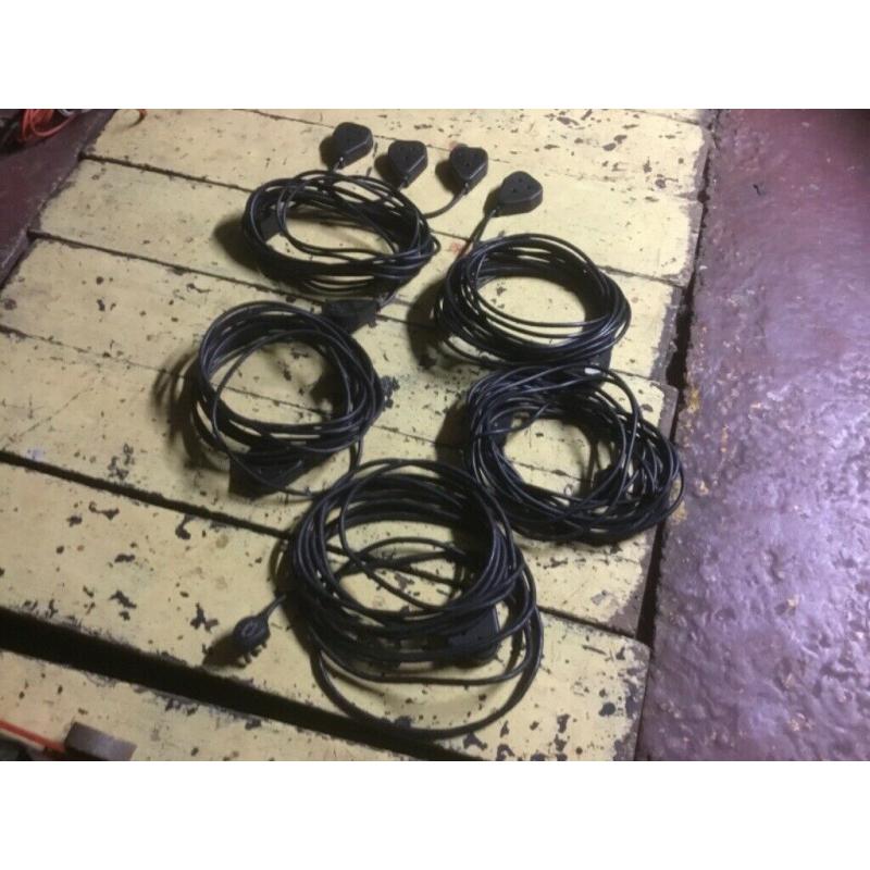 Stage lighting 15 amp cables