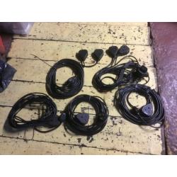 Stage lighting 15 amp cables