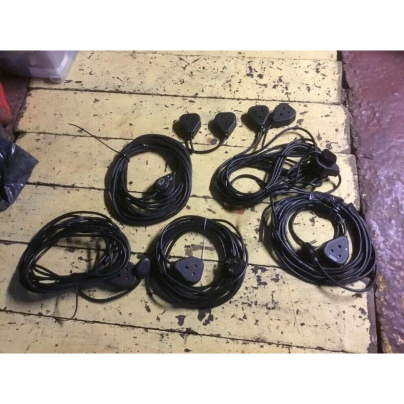 Stage lighting 15 amp cables
