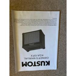 Kustom amplifier KGA10FX